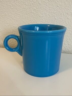 Peacock Fiestaware Mug with Ring Handle